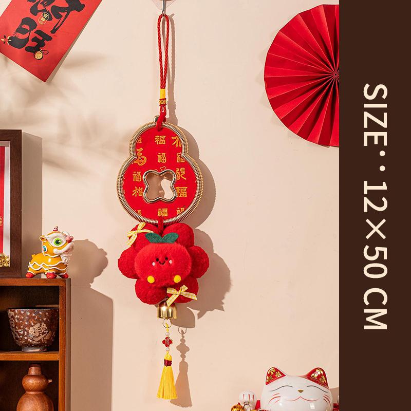 Year of Horse Hanging Ornament with Tassel Chinese New Year 2026 Door Hanging Ornaments Spring Festival Party Pendant