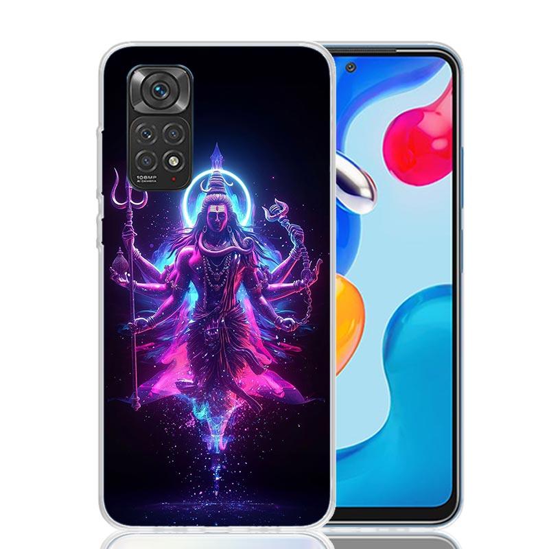 Lord Shiva Hindu God Buddha India Phone Case For Xiaomi Redmi Note 15 14 13 12S 12 Pro Plus 11S 11E 11 11T 10S 10 Art Soft Patte