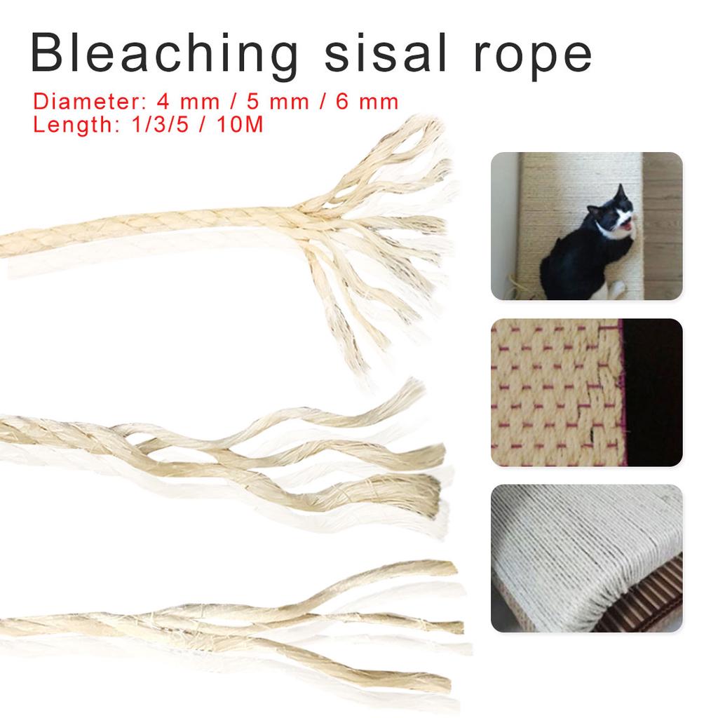 Buy Sisal Rope for Cat Tree Cat Climbing Frame DIY Scratching Post Toys