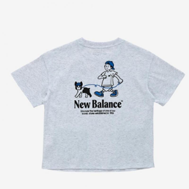 New Balance Kids Denim Point Short Sleeve Tee B1 Nk9ef2501u 59 Aa