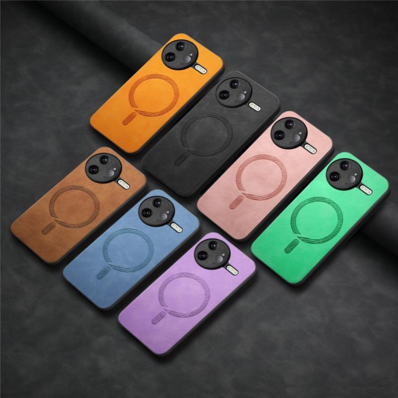 Für POCO F7 Ultra Fall für POCO F7 Pro Luxus Leder für Magsafe Magnetische Drahtlose Lade Abdeckung für POCO X7 pro F7ultra Shell