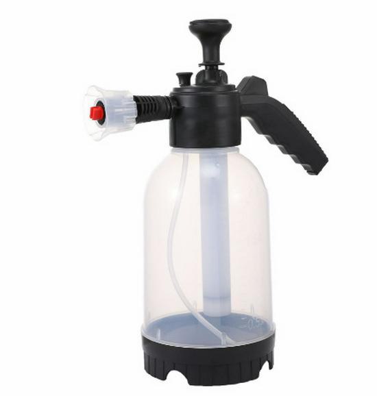 

Распылитель пены для мойки автомобилей, садовый, с распылительной насадкой высокого давления, небольшой бутылкой для дезинфекции.