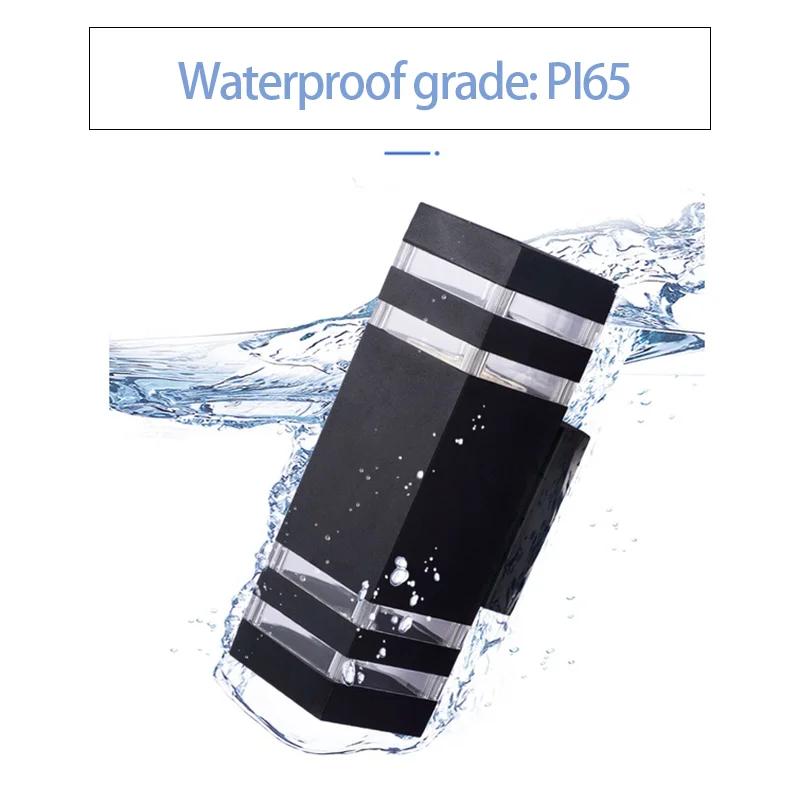 LED Wall Light Outdoor AC 220V Waterproof E27 Modern Up Down Wall Interior Lamp Living Room Home Decoration Stairs Lighting