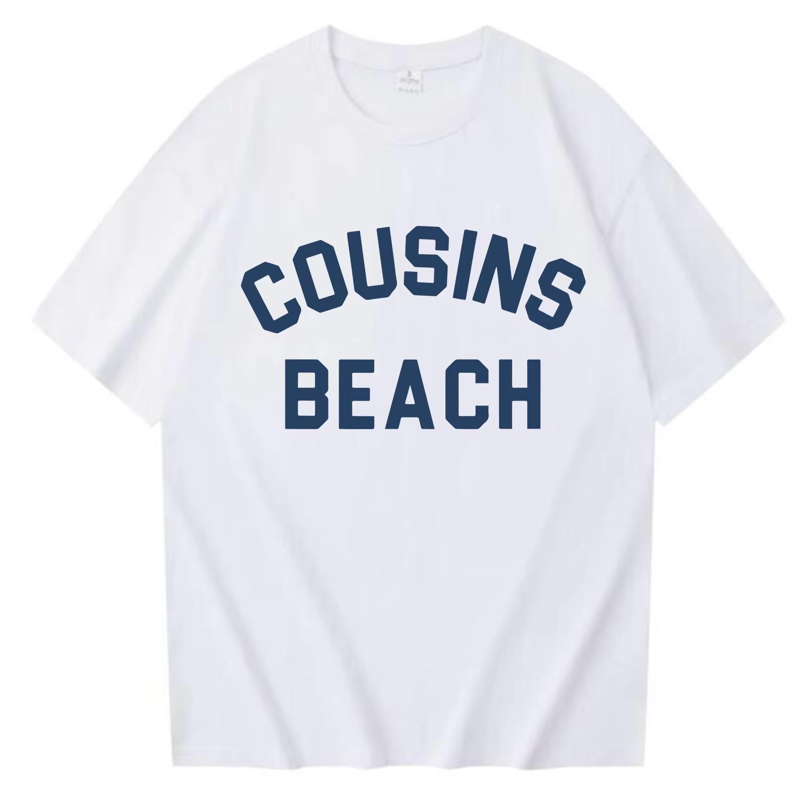 

The Summer I Turned Pretty - Cousins Beach T-shirt Women Girl O-neck Short Sleeve Fashion Street Tees Summer Shirt Gift for Fans 4XL