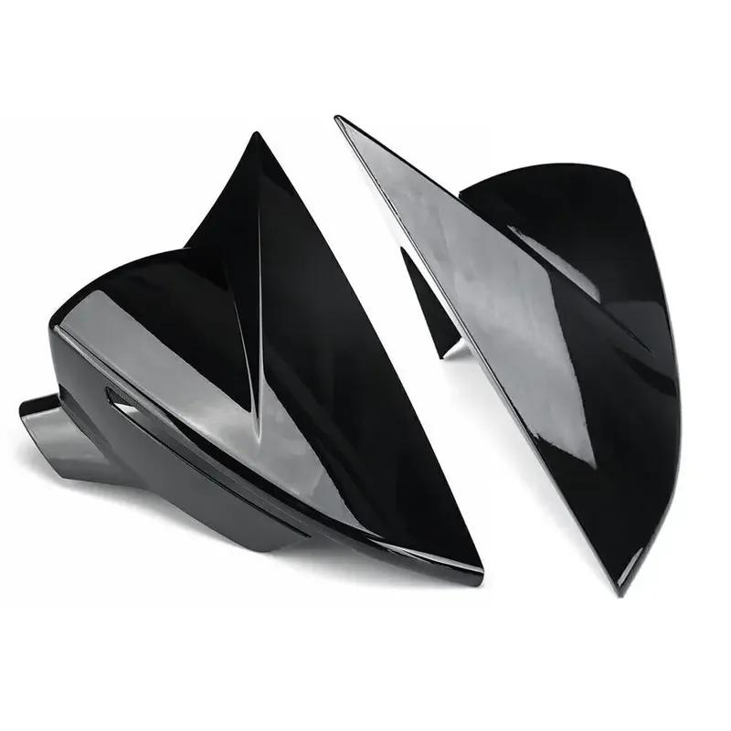 For SEAT LEON MK3 5F 2013- IBIZA MK5 2017- Car Rearview Side Mirror Cover Wing Cap Exterior Door Trim Adhesive Sticker