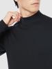 Hanes Warm Thick Size L to Japanese size HM4-Q507A Men's Innerwear, High-Neck Long-Sleeve Shirt, 100% Cotton, Black, (equivalent L)