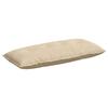 Back Cushion Cream 120 X 50 Cm Microfiber Fabric