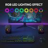 Home office computer speaker with microphone stereo 3.5mm AUX  RGB colorful light computer speaker suitable for desktop laptops