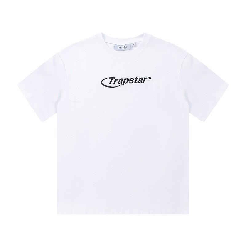 Mens Oversized Streetwear Polo Shirt With Embroidered - Retro Urban Casual Tee