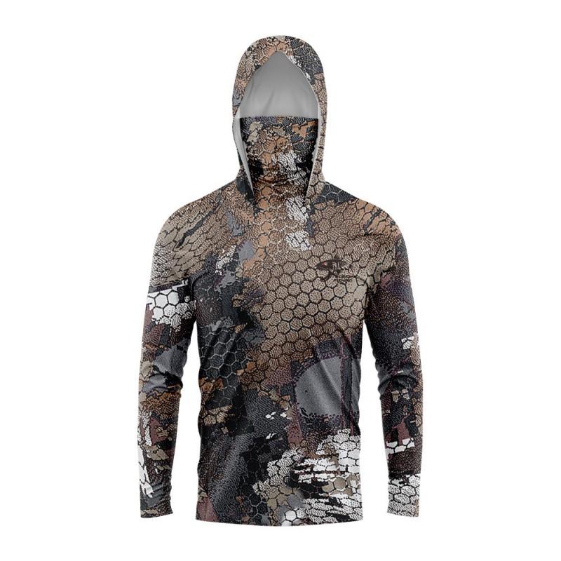 Fishing Suit Long-sleeved Breathable Sunscreen Top Print Camouflage