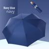XuQing Automatic UV Sun Rain Umbrella with Solid Wood Handle