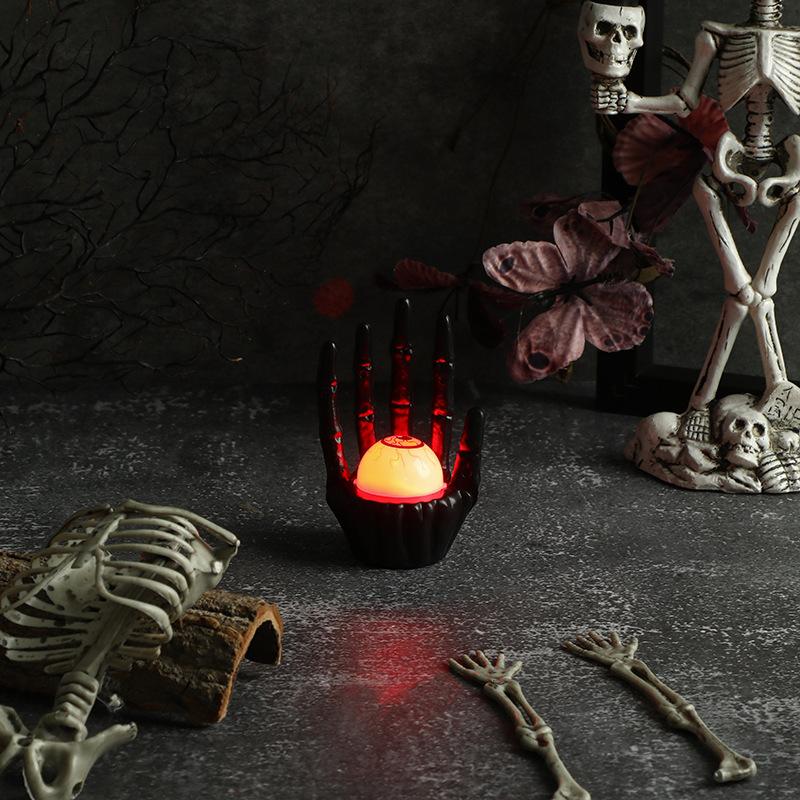 Halloween New Pumpkin Lantern Ornament Skull Skeleton Ghost Festival Party Ornaments Atmosphere Scene Arrangement Props