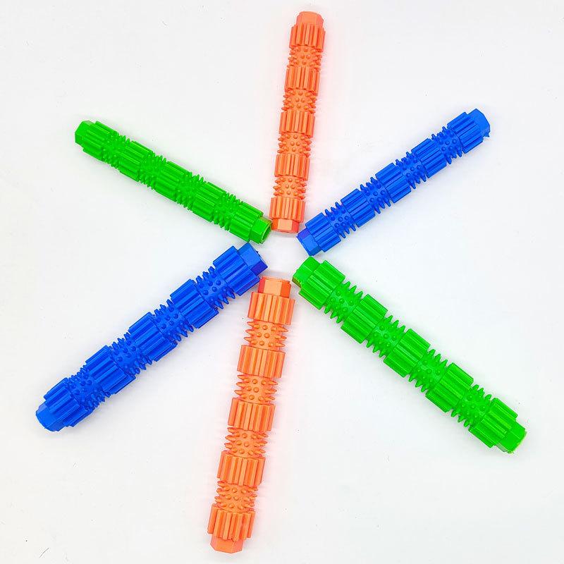 Pet Toy Dog Teething Stick Leaky Food Molar Stick Dogs Clean Care Oral Toothbrush Pet Training Gnawing Interactive Supplies