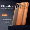 Ultra Thin Translucent Shockproof Phone Case for iPhone 17 16 Pro Max 17Pro Clear Matte Cases for iPhone 15 14 13 Pro Max Cover