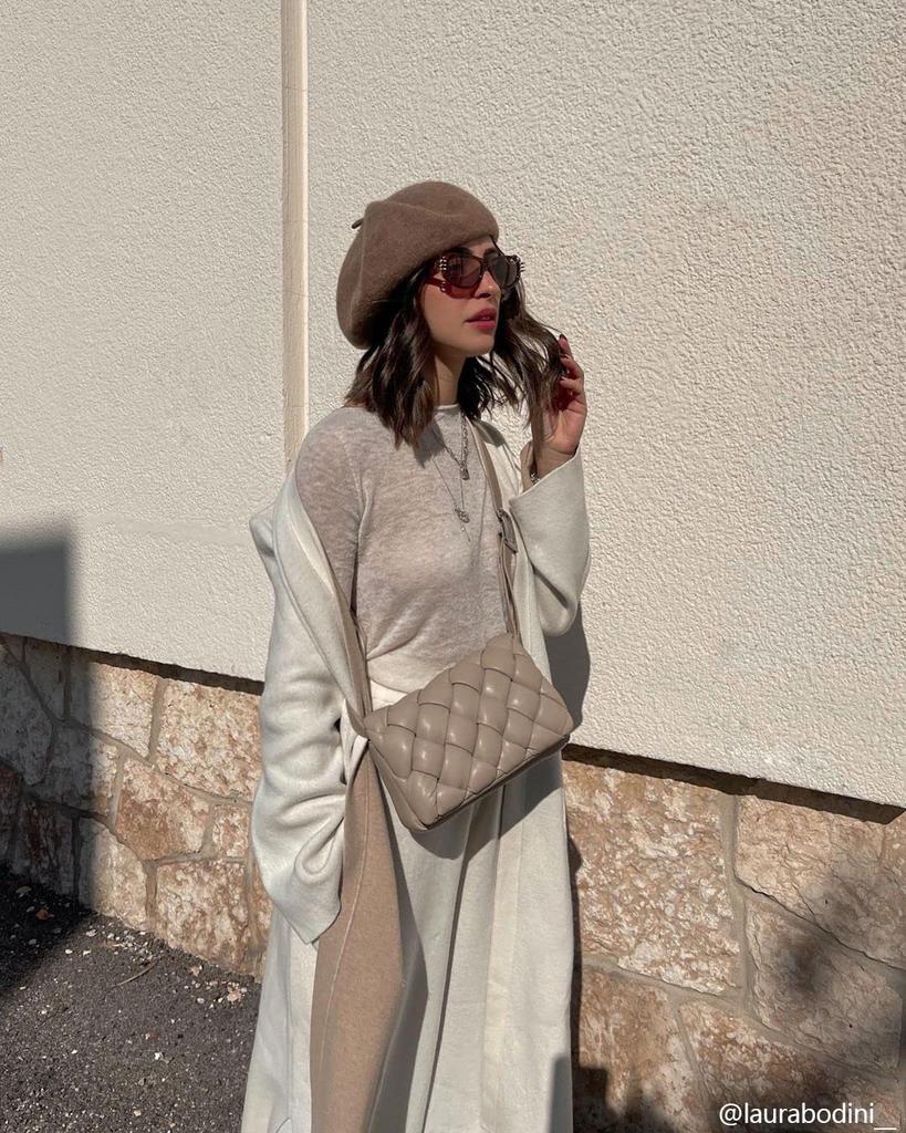 Maze Shoulder Bag Almond Color [JW PEI]