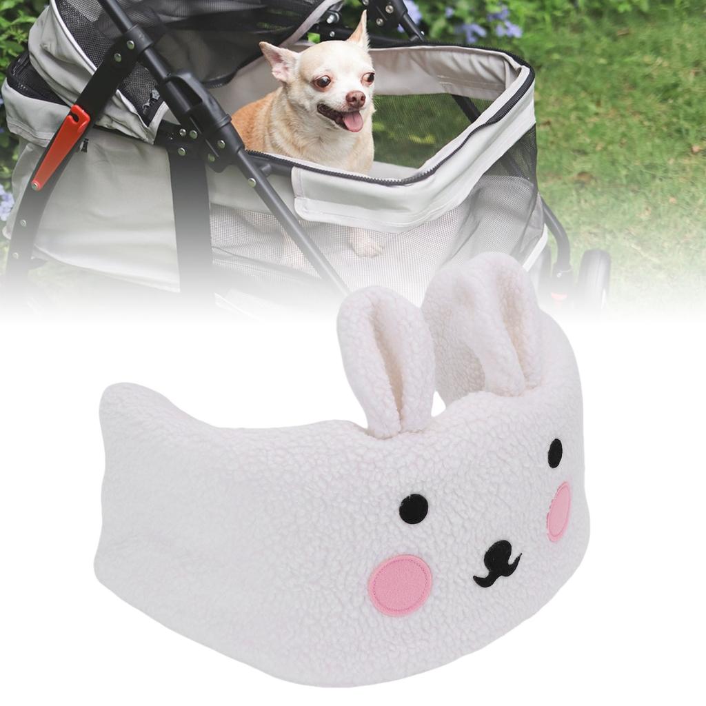 Removable Pet Stroller Cover Comfortable and Warm Stroller Front Section Guard for Winter