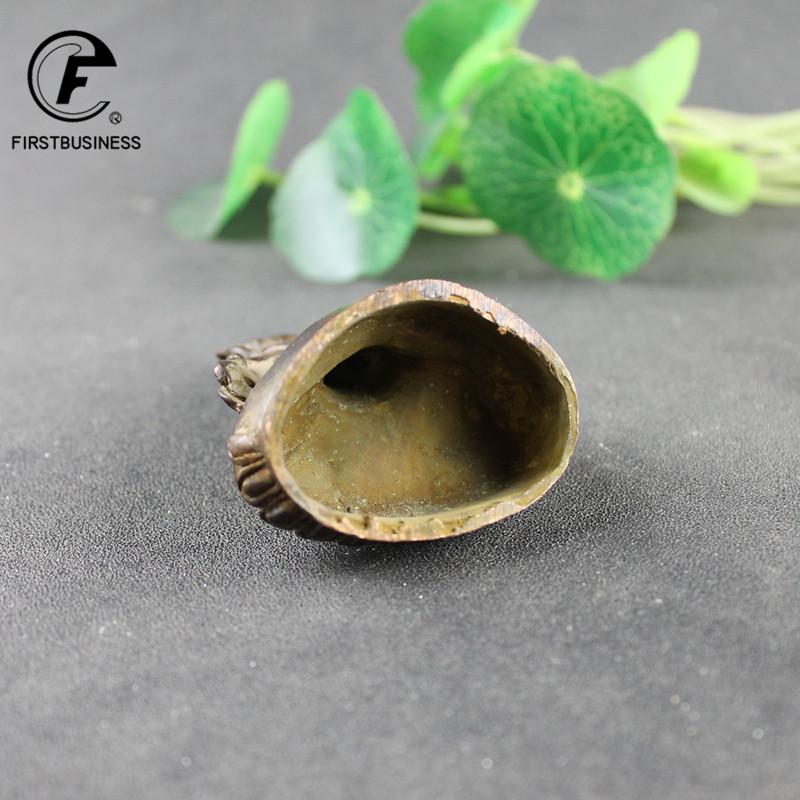 Antique Copper Tibetan Buddhism Holding Sword Manjushri Bodhisattva Buddha Statue China Crafts Collection Home Desktop Ornaments