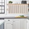 Boho Circular Patterned Hanging Tassel Short Curtain, Lace Short Curtain, Living Room, Bedroom, Kitchen Cabinet Cover Curtain