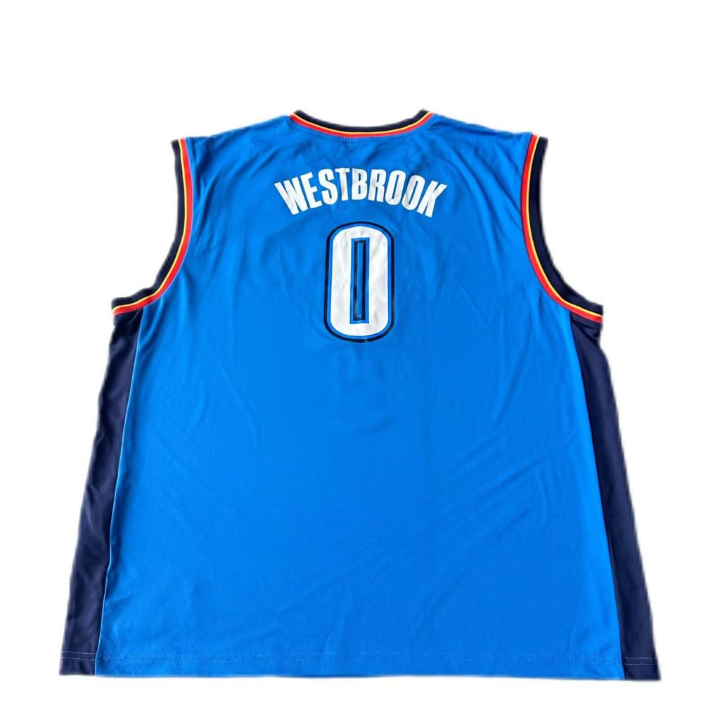 Adidas NBA Russell Westbrook Thunder 0 V-výstřih Bez rukávů Basketbalový dres Unisex dres 7818A-3CB-ANR1071