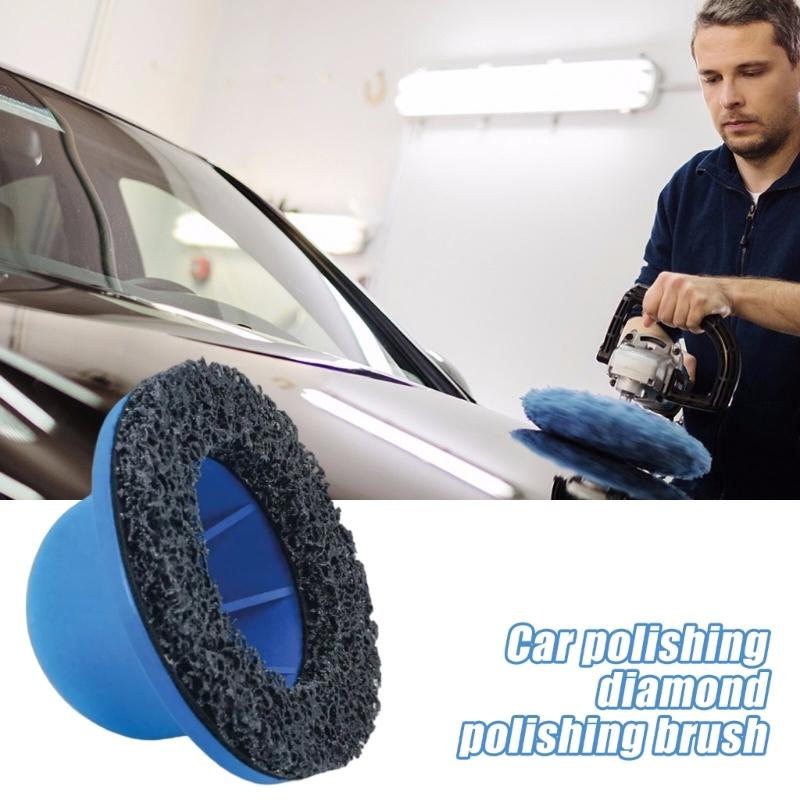 Professional Brake Disc Polishing Tool 150mm Wheel Hub Cleaner Automotive Polishing Brush Upgrades for 150mm Wheel Hubs