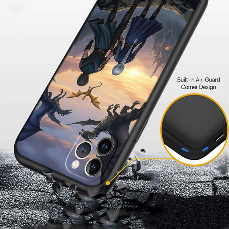 IR9 Fourth Wing Phone Shell for Samsung S20 S21 S22 S23 S24 FE Ultra Plus Lite S21S A55 A07 A17 F06 F16 M06 M16 M56 A36