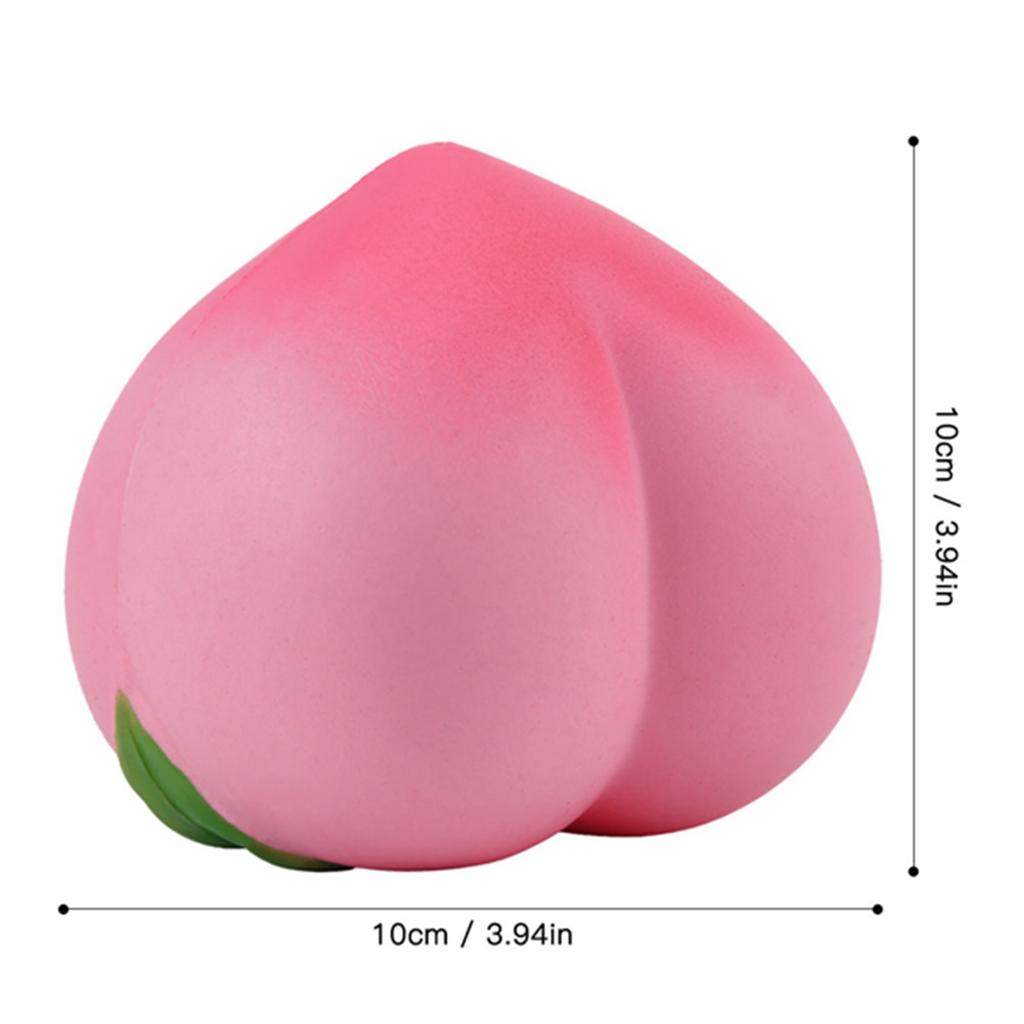 Scented Peach Fruit Squishy Slow Rising Soft Kids Toy Stress Relieve Gift