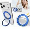 Magnetický držák kroužku pro Magsafe iPhone 17 Pro Max 17E 16E 16 Plus 15 14 13 12 11 Xs Mag Safe 360° otočný držák Příslušenství k pouzdru na telefon