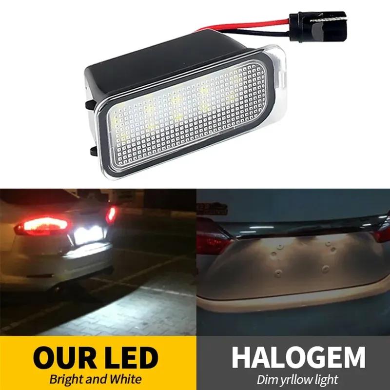 1/2Pcs for Ford KUGA S MAX MONDEO MK4 MK5 MK2 FIESTA 2008-2019 FOCUS Car License Plate Light 12V LED Number Signal Light