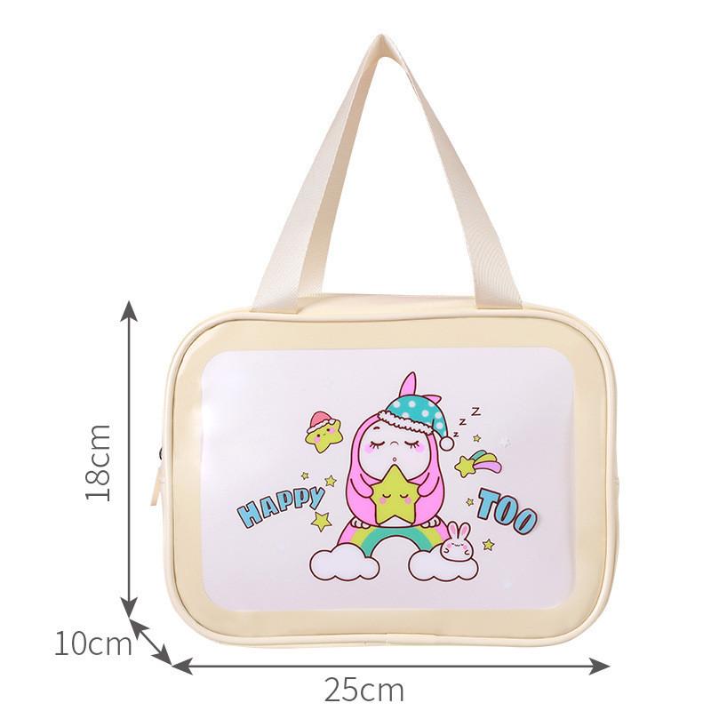 

Storage Cosmetics Bag Toiletry Bag Pvc Large Capacity Neat Practical Portable M белый