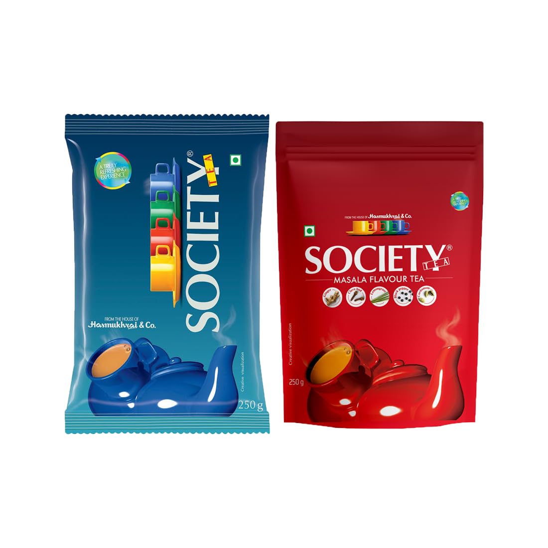 Society Leaf Tea & Masala Tea | 1kg Combo | Pack of 1