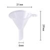 5Pcs Mini Plastic Funnels - Perfect for Perfumes, Essential Oils & Crafts | Transparent Liquid Filling Tools