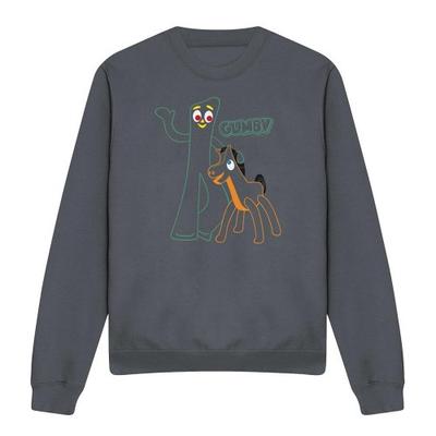 Gumby Unisex Adult Outline Sweatshirt