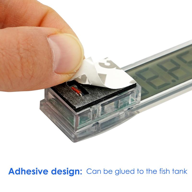Aquarium Thermometer 3D Digital LCD Elektronisch Fischbecken Temperatur Fisch Schildkröte Temperaturmesser Aquarium Zubehör