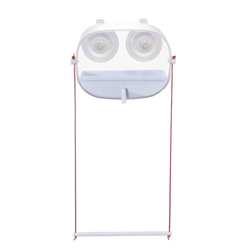 

Large Capacity Automatic Bird Feeders With Smarted Timers Spirals Suction Cup for Garden/Yard Decoration