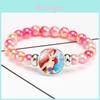 Premium Alloy Bracelet With Rainbow Beads Princess Series Cartoon Character Design