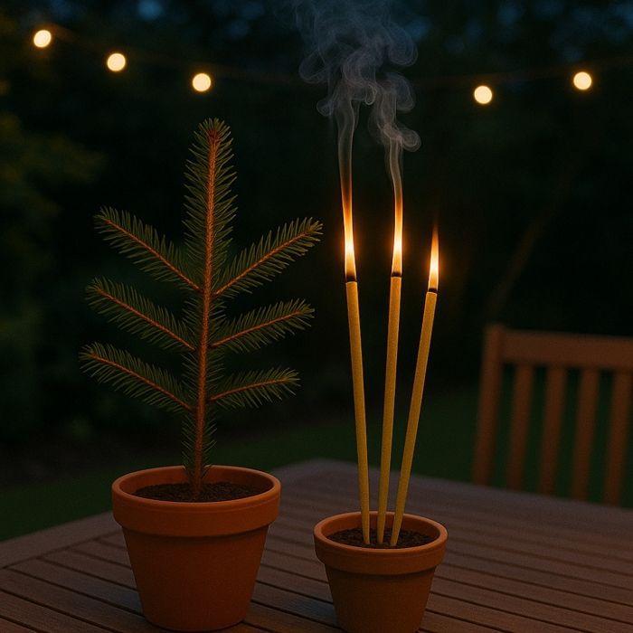 Outdoor Mosquito Repellent 40cm - Giant Citronella Incense X30