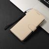 (iPhone 16, Creamy White) For iPhone 16 Case RFID Blocking 3 Card Slots PU Leather Phone Cover with Wrist Strap