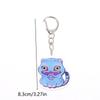 5 Stück Cartoon Huntrix Saja Jungen Derpy Tiger Acryl Schlüsselanhänger Ring Doppelseitiger Schlüsselanhänger Schmuck Dämonenjäger Liebe Geschenke