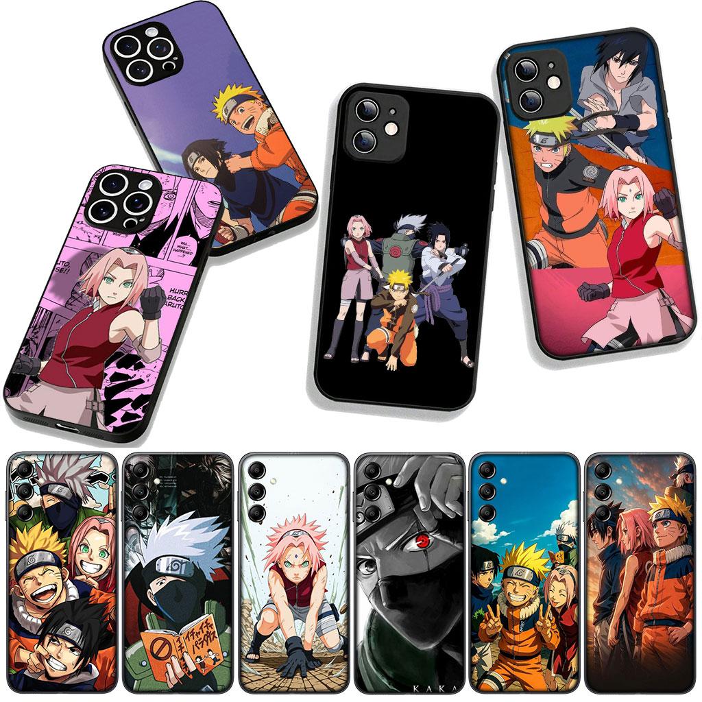 Sasuke Haruno Sakura Narutos Kakashi Case for Samsung Galaxy A36 A17 A26 A07 A35 A54 A53 A13 A33 A34 S8 S9 S20 S21 FE S10 Plus