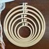 Adjustable Imitation Bamboo Embroidery Hoop: DIY Cross-Stitch Punch Needle Frame with Colorful Plastic Design