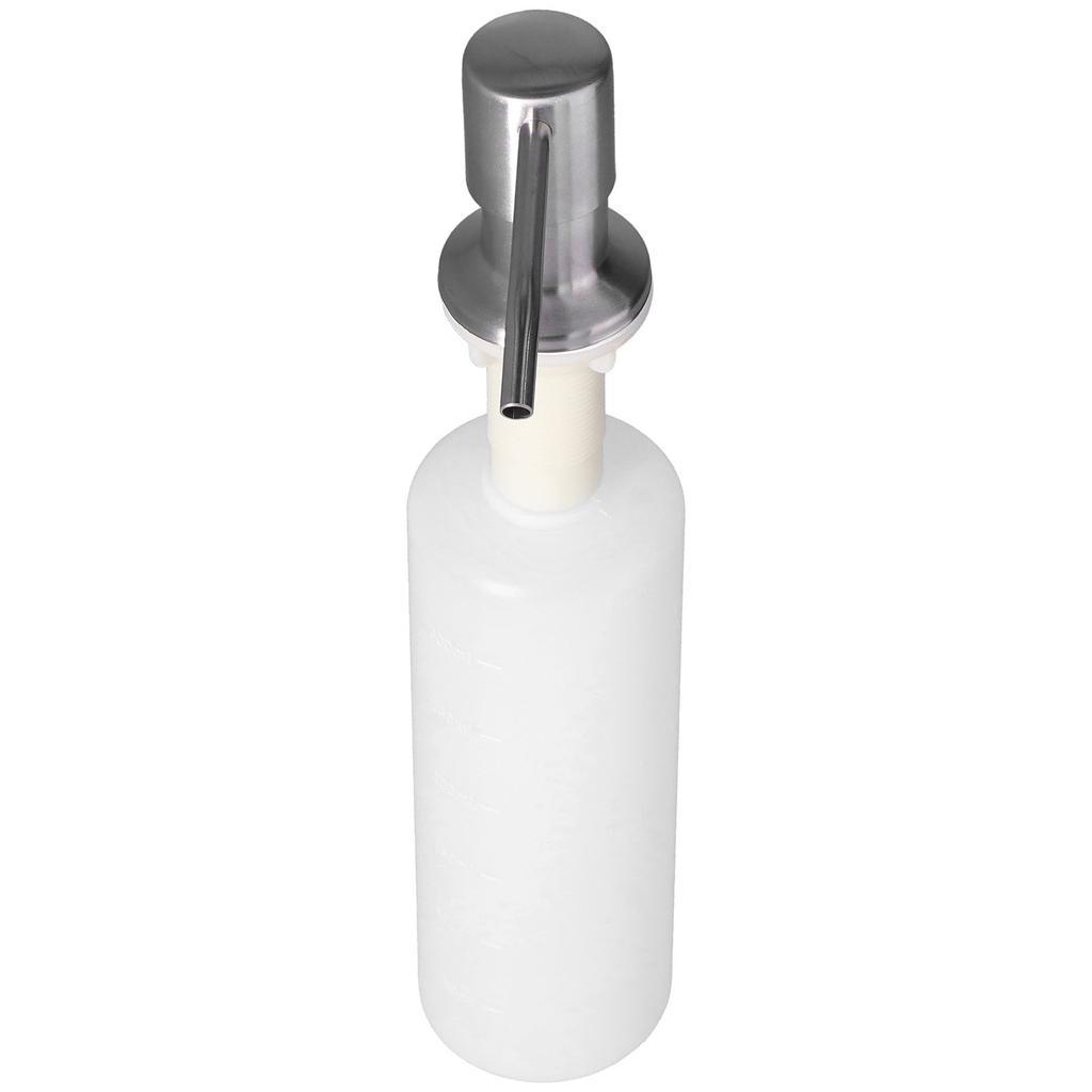 Sink Soap Dispenser Stainless Steel Press Head 300ML Soap Lotion Container Kitchen Bathroom