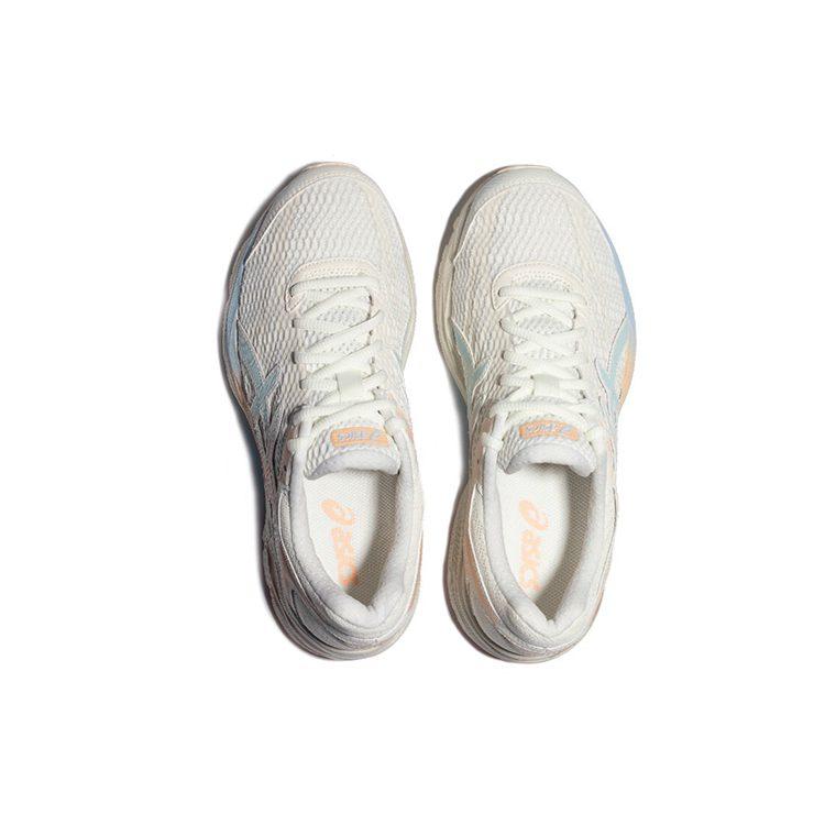 Asics Gel Flux 4 Textile, Synthetic Leather Cushioning Abrasion Resistant Breathable Lightweight Low Top Running Shoes 1012A523-103
