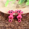 Korean Cat Earrings Multicolor Pearl Ear Studs Fashion Zircon Jewelry  Hipster
