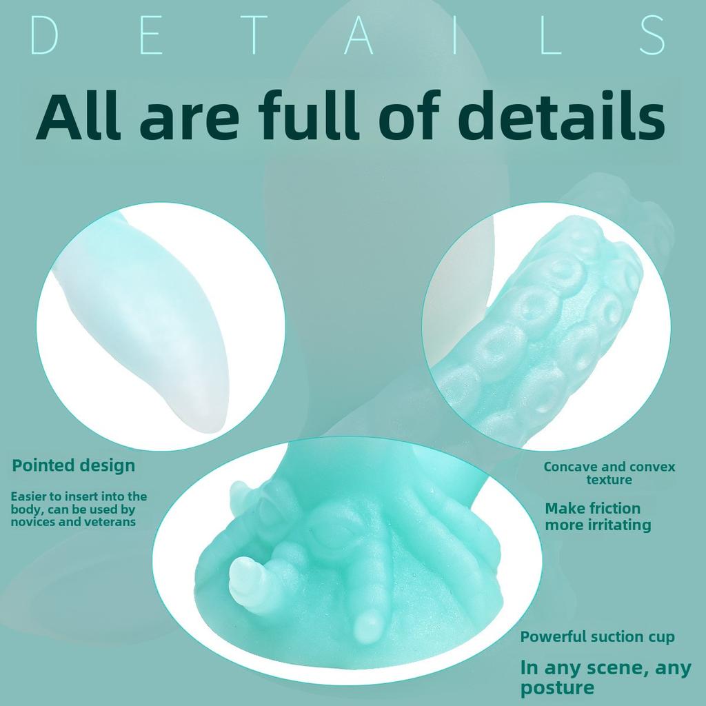 Alien Dildo Anal Plug Supplies Octopus Anal Plugs Vestibule Toys Female Erotic Products Masturbator Prostate Massage