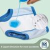 MooMoo Baby Training Highly Absorbent and for Boys and Toddler Toilet Training Size 130cm Pants, 6-Layer Cotton, Breathable, Girls, Underwear, 4-Pack,