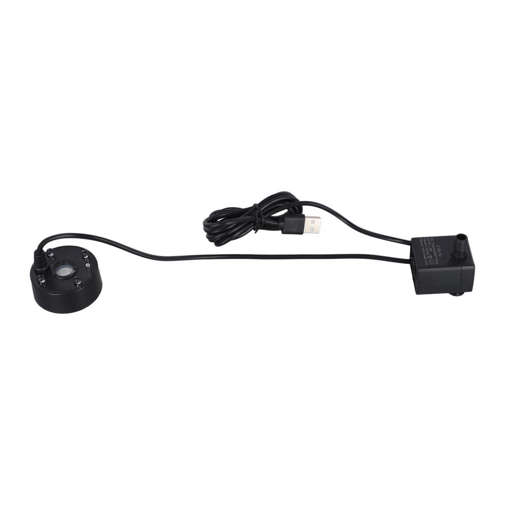 USB Powered Fog Machine with Built In Water Pump and Colored Lights for Creating Unique Atmospheres at Parties