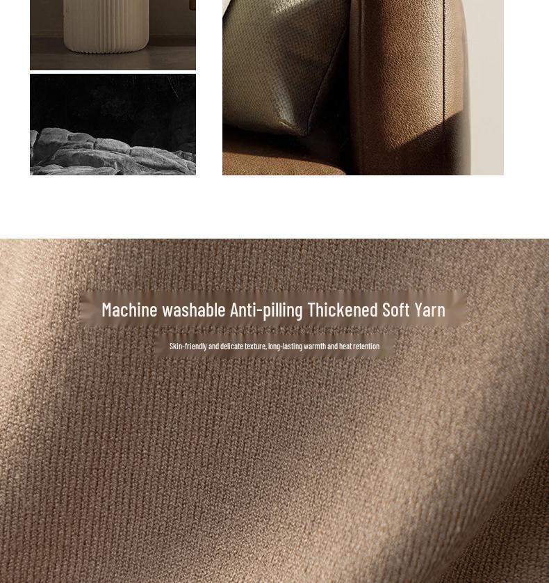 CamatKilly • Men's Soft Knitwear: Luxurious, Thick, Anti-Pilling, High-Elastic Base Layer for Autumn and Winter.