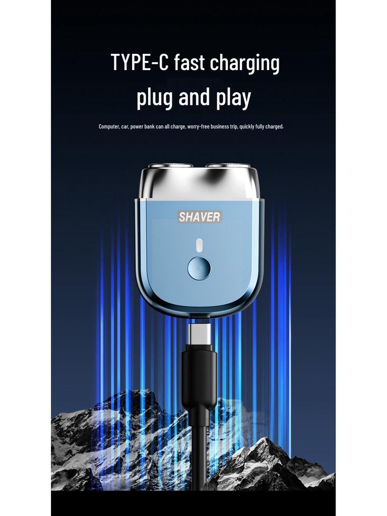 German Electric Shaver: Fast, Skin-Friendly, Long Battery Life, No Stubble