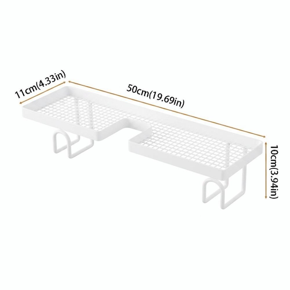 Rustproof Bathroom Storage Rack No-Drill Faucet Drain Organizer Cosmetics Stand Kitchen