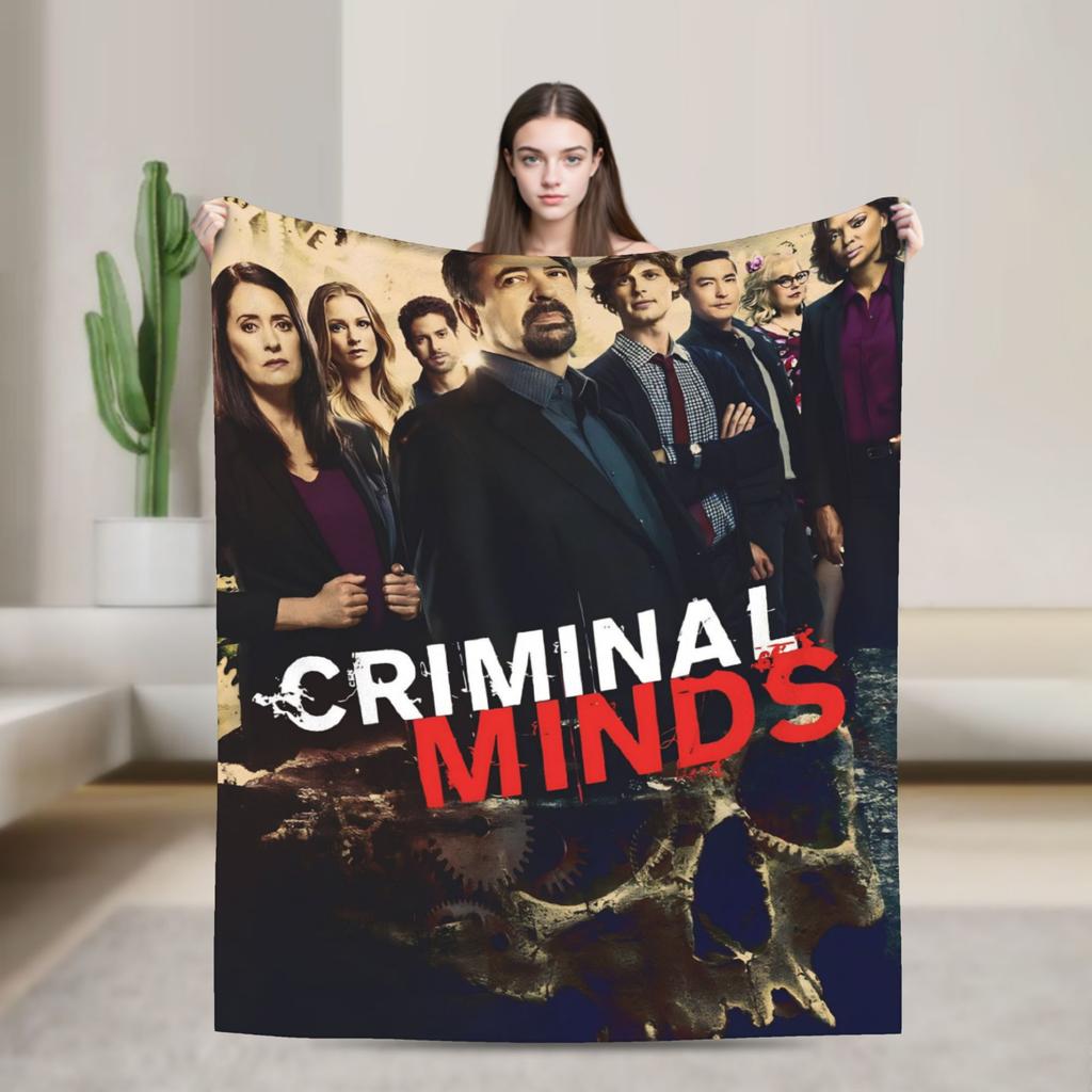 Soft Blanket Travel Criminal Minds Spencer Reid  Throw Blanket  Flannel Bedspread For Outdoor Graphic Sofa Bed Cover